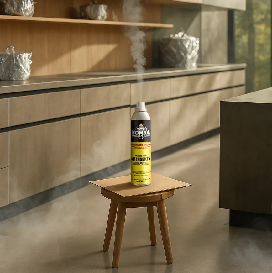 Bombe fumigène contre les cafards et les insectes – Deltacaps FORTE protège jusqu'à 100 m³