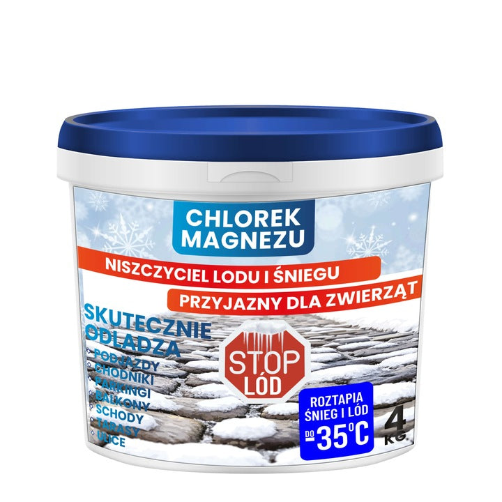 MAGNESIUMCHLORIDE 4 KG – dooimiddel, beter dan strooizout en veilig voor dieren!