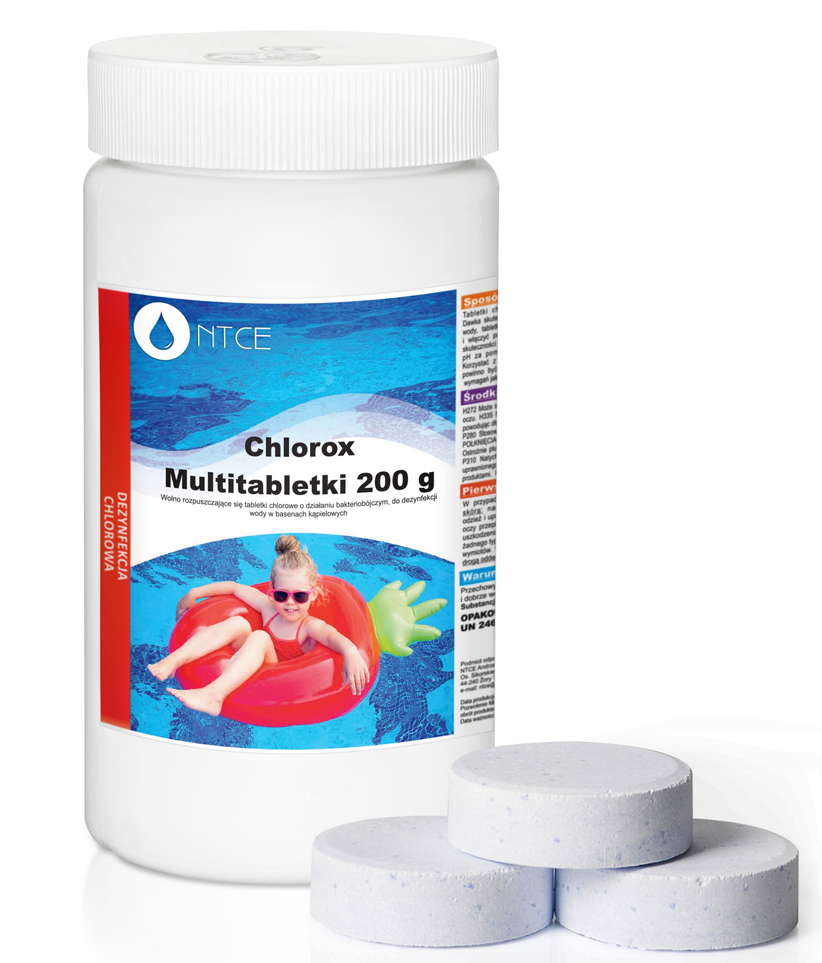 Chlorox Multitabs 200g – Chloortabletten voor zwembad – 1 kg