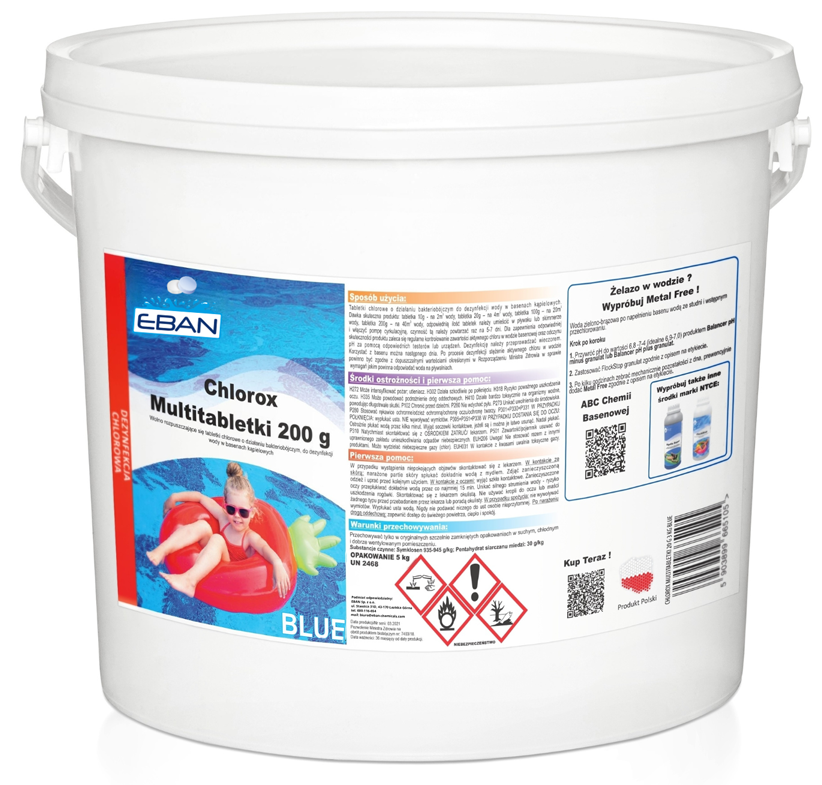 Chlorox Multitabs 200g – Chloortabletten voor zwembad – 5 kg