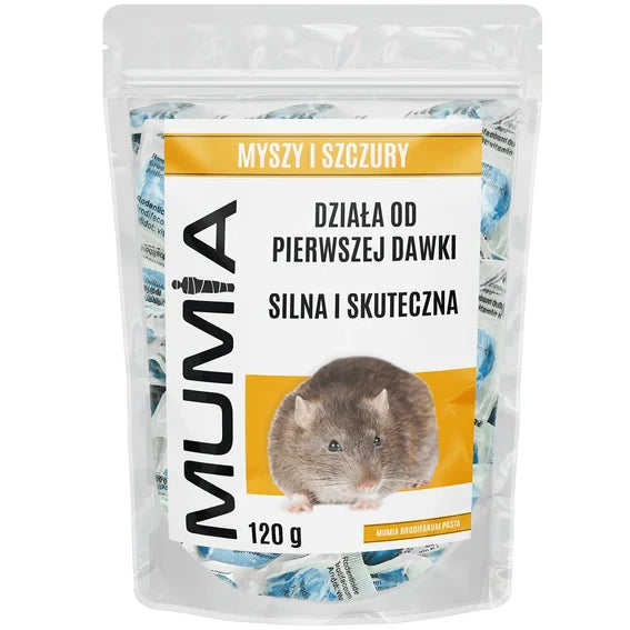 Mumia Pasta (Brodifacoum) – Muizen- & Rattengif | 120g