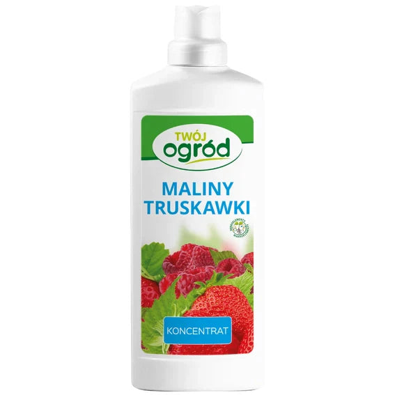 Vloeibare meststof voor frambozen en aardbeien 900 ml Uw tuin
