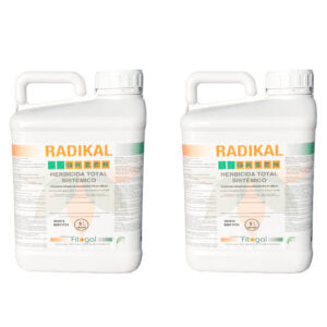 Herbicide Radikal Professionnel 2x5L voor alle tuinen
