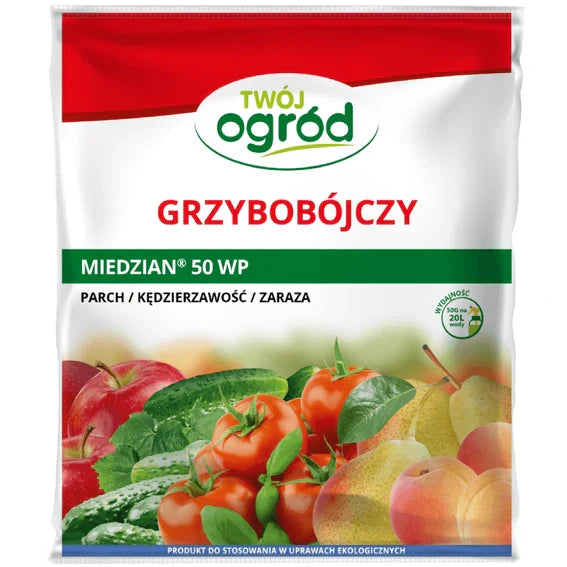 Miedzian 50 WP 50g (Koperoxychlorid) Uw tuin – Fongicide